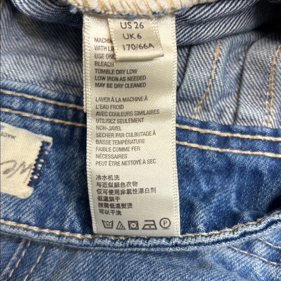 Free People Talia Trouser Flare Jeans in Blue - Picture 7 of 9